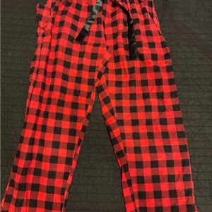 Red and Black Plaid Pajamas